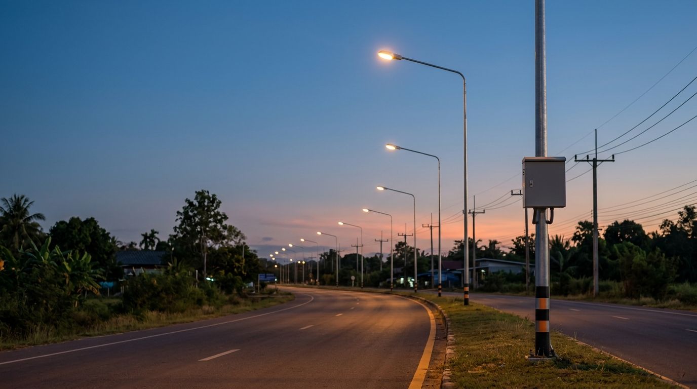 SOMSIN Smart Lighting ระบบไฟส่องสว่างสาธารณะอัจฉริยะ